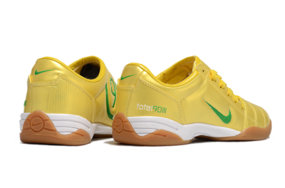 Men's Nike Total 90 II IC Indoor & Futsal Low-Tops Football Shoes - Yellow/Green/White