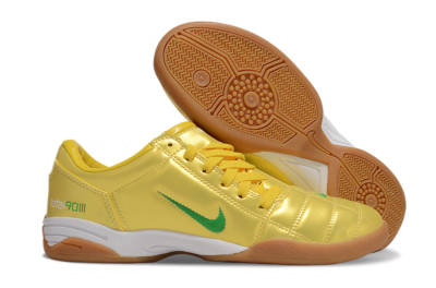 Men's Nike Total 90 II IC Indoor & Futsal Low-Tops Football Shoes - Yellow/Green/White