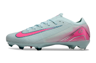 Men's Nike Air Zoom Mercurial Vapor 16 Elite FG Firm Ground Low-Tops Football Boots - Jade/Pink/Silver
