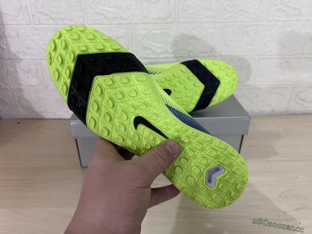 Unisex Nike Air Zoom Mercurial Superfly 10 Elite TF Artificial Turf Low-Tops Football Shoes - Yellow/Black/Blue