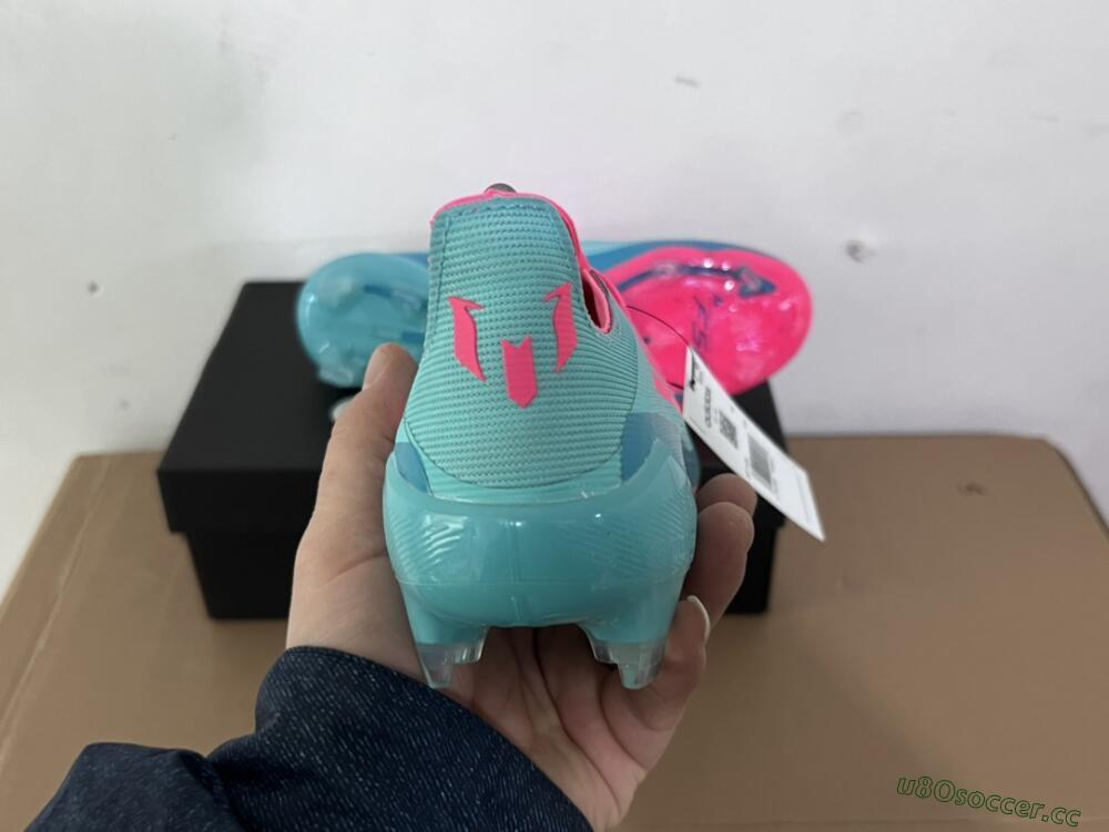 Unisex Adidas F50+ Elite FG Firm Ground Low-Tops Football Boots - Jade/Pink/White