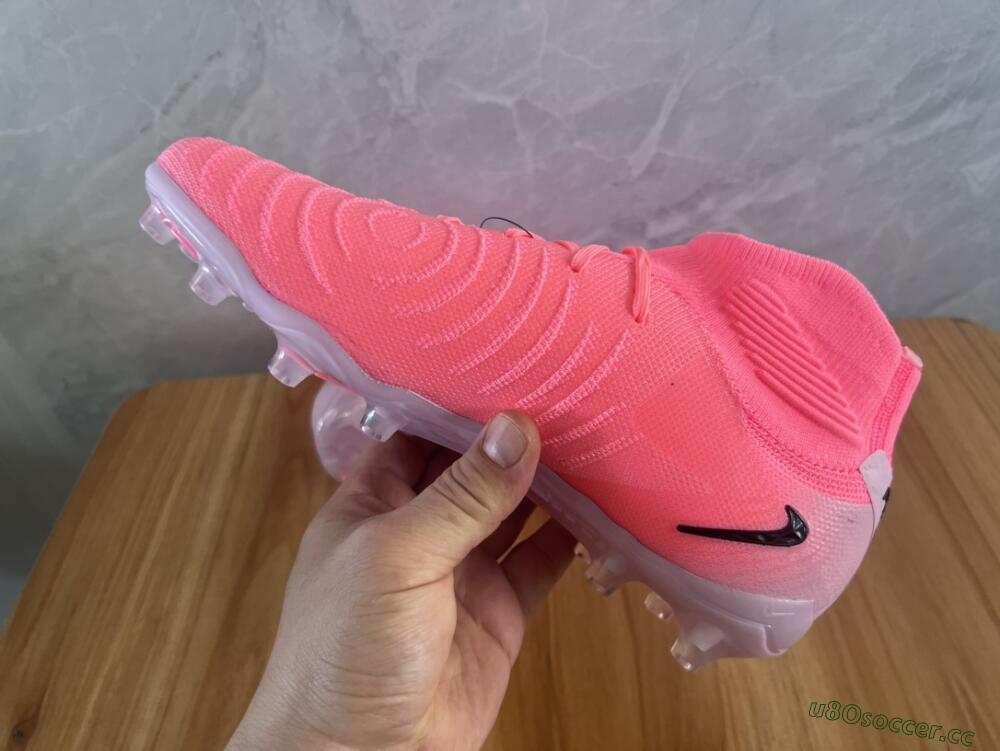 Men's Nike Phantom Luna Elite AG Artificial Grass High-Tops Football Boots - Pink/Black