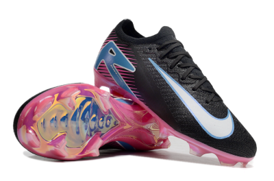 Men's Nike Air Zoom Mercurial Vapor 16 Elite FG Firm Ground Low-Tops Football Boots - Black/Blue/White/Pink