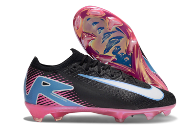 Men's Nike Air Zoom Mercurial Vapor 16 Elite FG Firm Ground Low-Tops Football Boots - Black/Blue/White/Pink