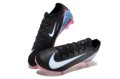 Men's Nike Air Zoom Mercurial Vapor 16 Elite FG Firm Ground Low-Tops Football Boots - Black/Blue/White/Pink