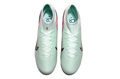 Unisex Nike Air Zoom Mercurial Superfly 10 Elite AG Artificial Grass High-Tops Football Boots - Jade/Gold/Pink