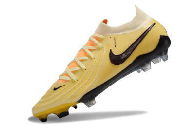 Men's Nike Phantom GX 2 Elite FG Firm Ground Low-Tops Football Boots - Yellow/Black