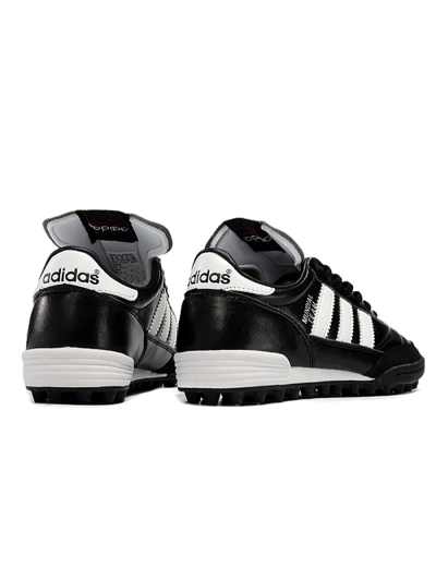 Men's Adidas Mundial Team Astro TF Artificial Turf Low-Tops Football Shoes - Black/White