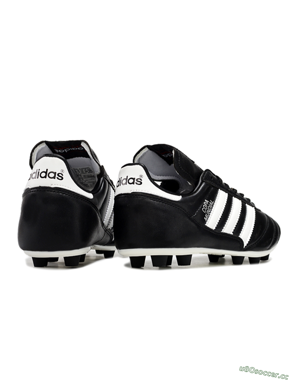 Men's Adidas Mundial Team Astro TF Artificial Turf Low-Tops Football Shoes - Black/White 6