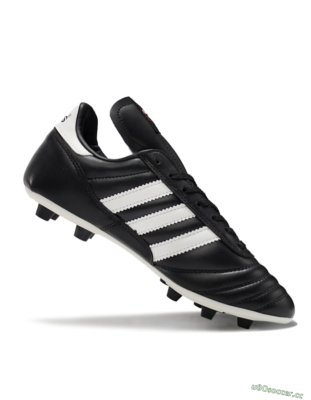 Men's Adidas Mundial Team Astro TF Artificial Turf Low-Tops Football Shoes - Black/White 4