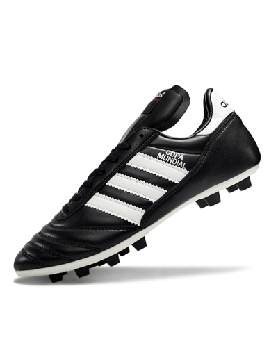 Men's Adidas Mundial Team Astro TF Artificial Turf Low-Tops Football Shoes - Black/White