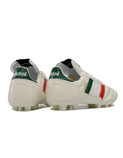Men's Adidas Mundial Team Astro TF Artificial Turf Low-Tops Football Shoes - Beige/Red/Green