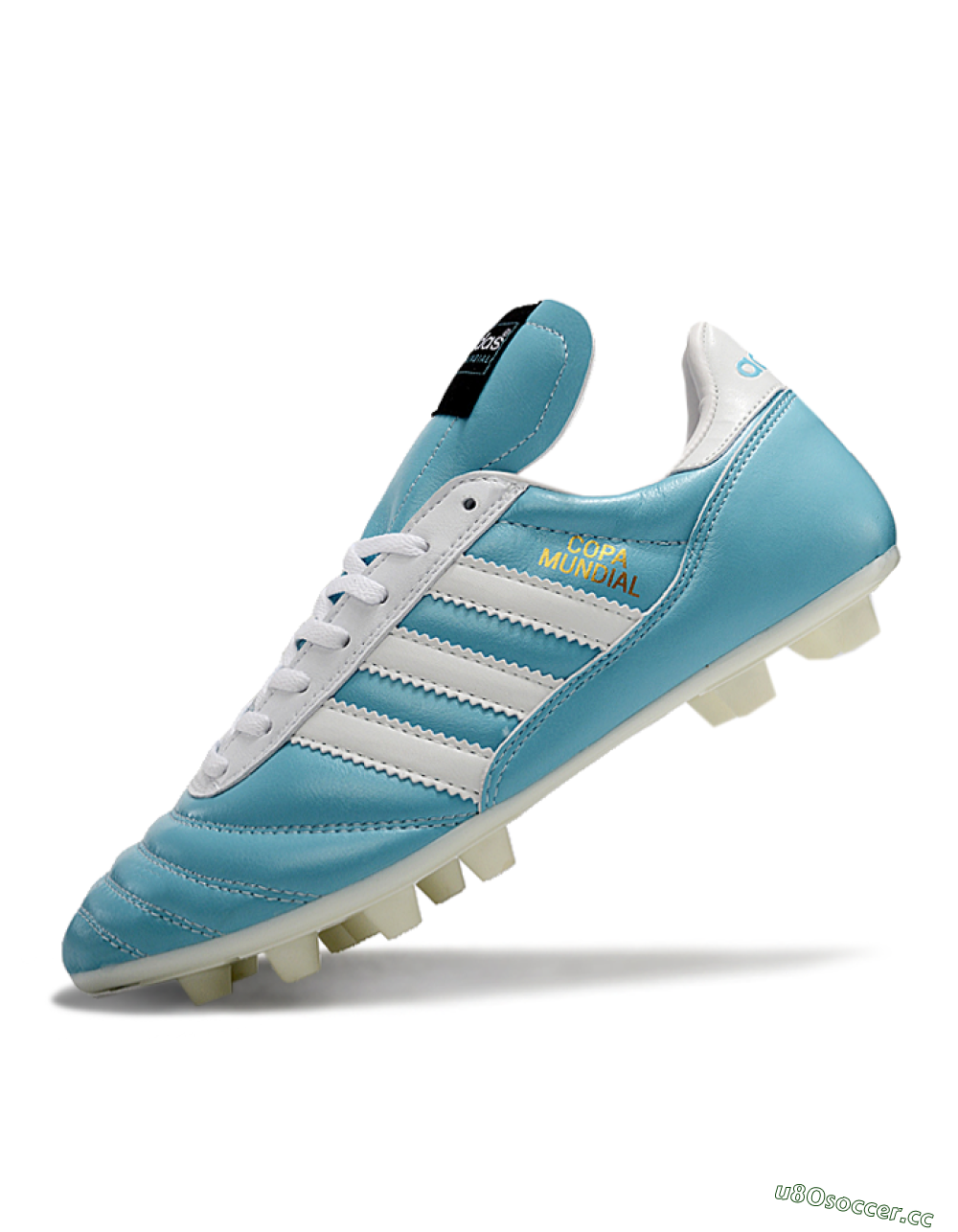 Men's Adidas Mundial Team Astro TF Artificial Turf Low-Tops Football Shoes - Jade/White/Black 5