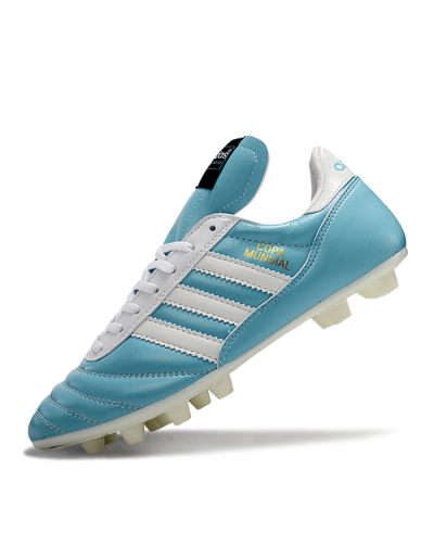 Men's Adidas Mundial Team Astro TF Artificial Turf Low-Tops Football Shoes - Jade/White/Black