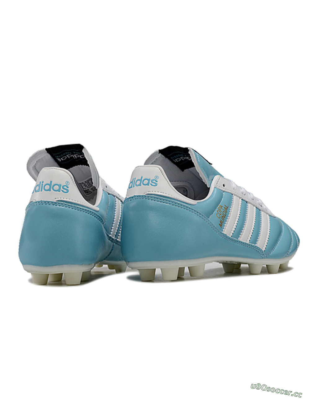 Men's Adidas Mundial Team Astro TF Artificial Turf Low-Tops Football Shoes - Jade/White/Black 6