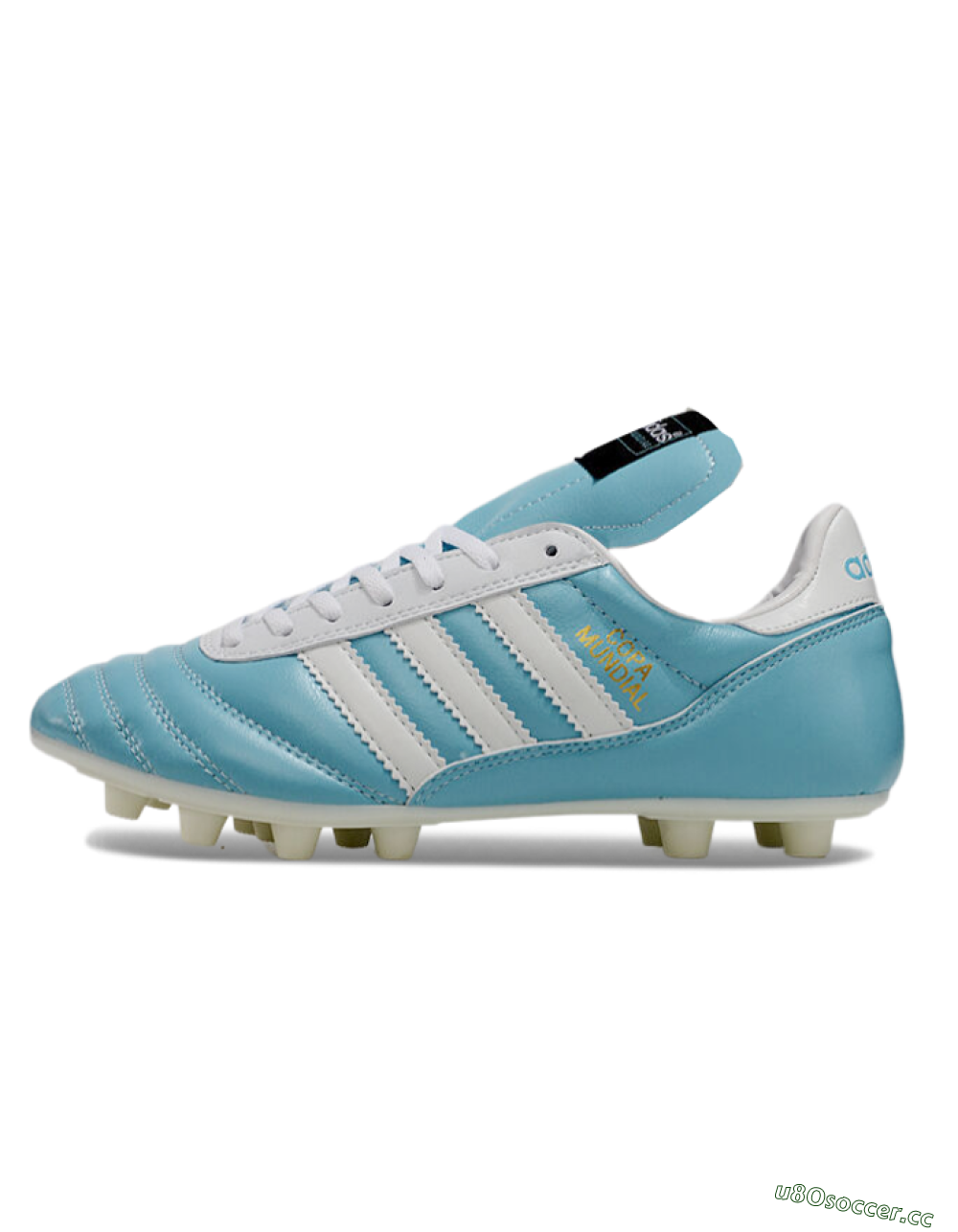 Men's Adidas Mundial Team Astro TF Artificial Turf Low-Tops Football Shoes - Jade/White/Black 0