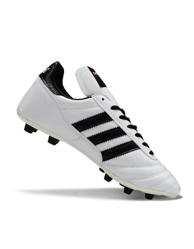 Men's Adidas Mundial Team Astro TF Artificial Turf Low-Tops Football Shoes - White/Black