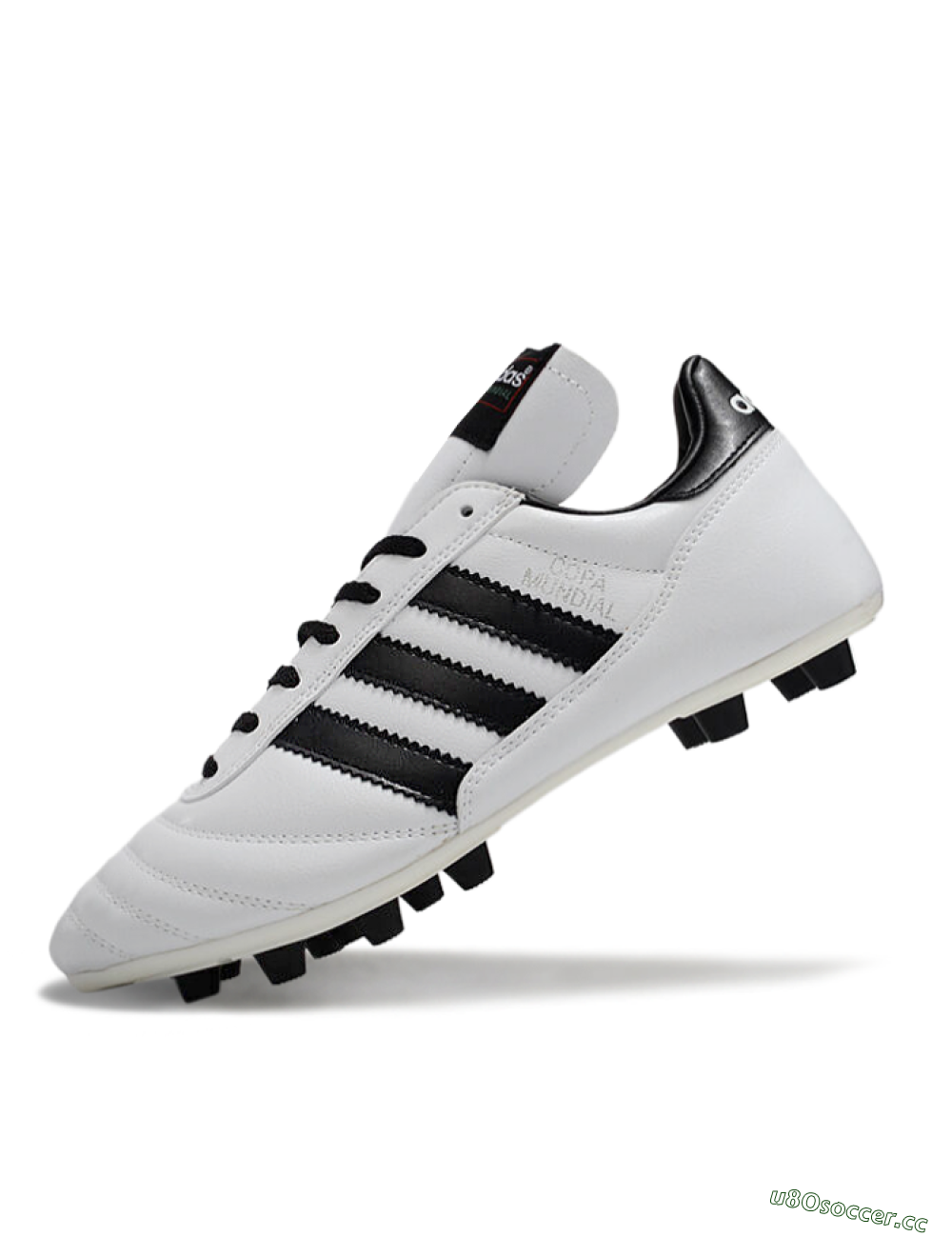 Men's Adidas Mundial Team Astro TF Artificial Turf Low-Tops Football Shoes - White/Black 5