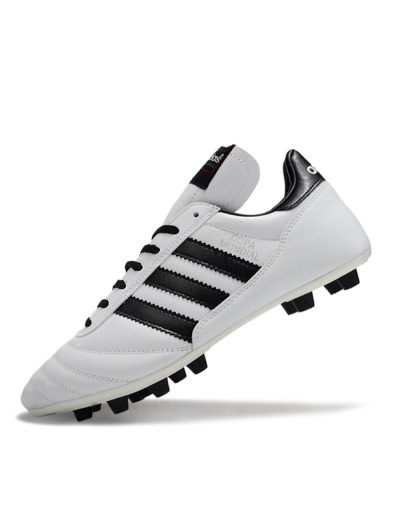 Men's Adidas Mundial Team Astro TF Artificial Turf Low-Tops Football Shoes - White/Black