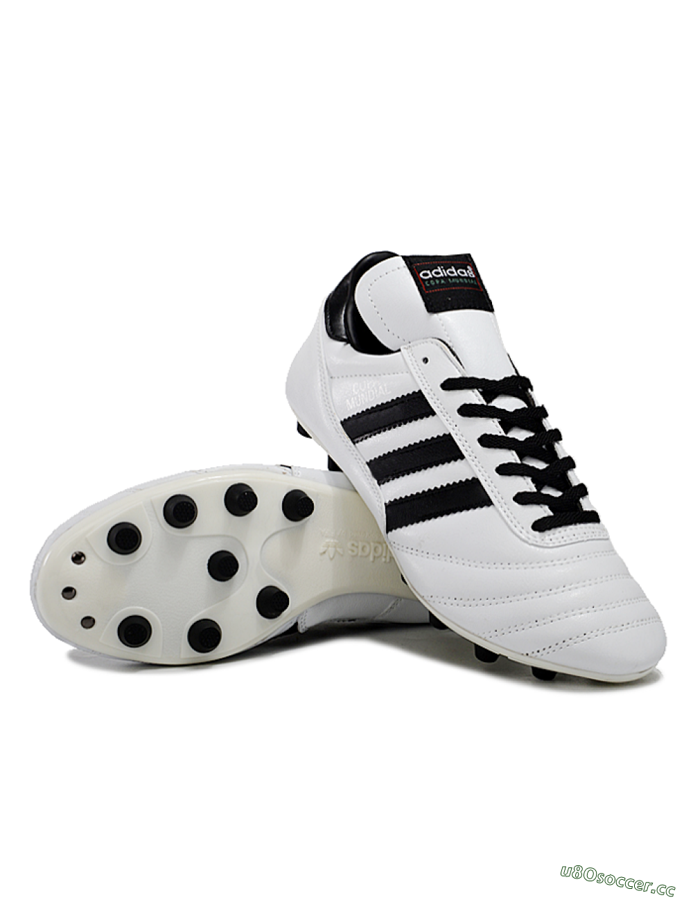 Men's Adidas Mundial Team Astro TF Artificial Turf Low-Tops Football Shoes - White/Black 3