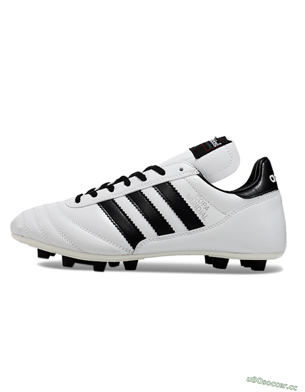 Men's Adidas Mundial Team Astro TF Artificial Turf Low-Tops Football Shoes - White/Black 0