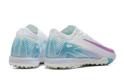 Men's Nike Air Zoom Mercurial Vapor 16 Elite TF Artificial Turf Low-Tops Football Shoes - White/Purple/Blue