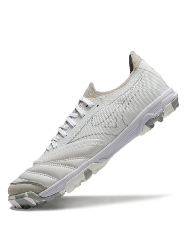 Men's Mizuno Morelia Neo Sala TF Artificial Turf Low-Tops Football Shoes - Grey/White/Camo