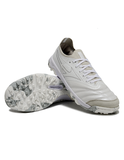 Men's Mizuno Morelia Neo Sala TF Artificial Turf Low-Tops Football Shoes - Grey/White/Camo
