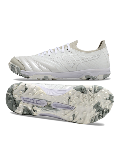 Men's Mizuno Morelia Neo Sala TF Artificial Turf Low-Tops Football Shoes - Grey/White/Camo