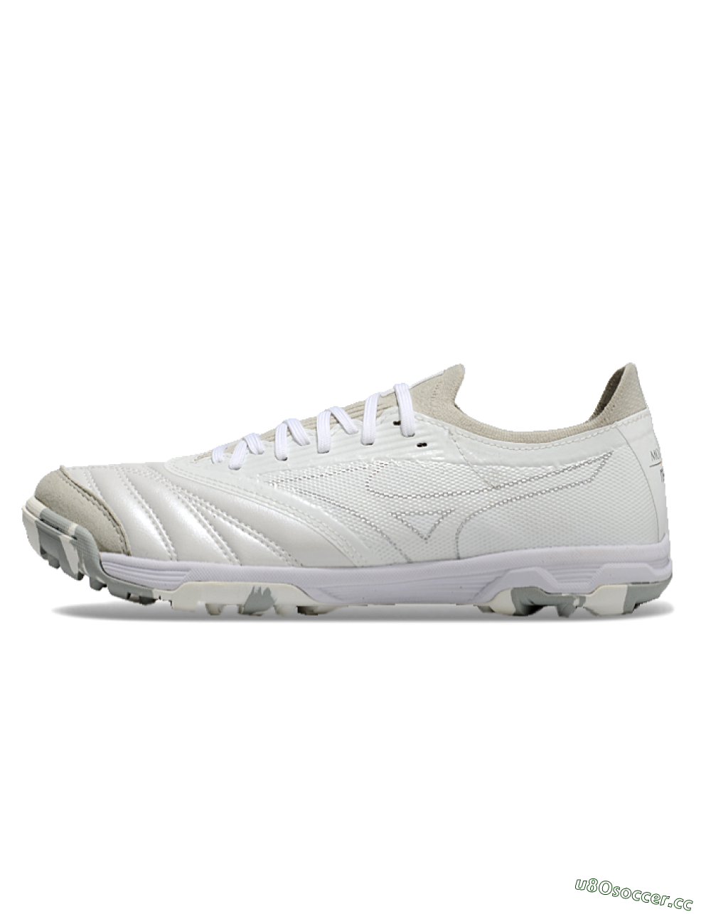 Men's Mizuno Morelia Neo Sala TF Artificial Turf Low-Tops Football Shoes - Grey/White/Camo 0
