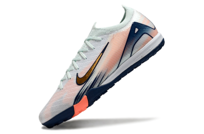 Unisex Nike Air Zoom Mercurial Vapor 16 Elite TF Artificial Turf Low-Tops Football Shoes - Jade/Gold/Blue