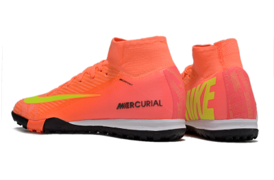 Unisex Nike Air Zoom Mercurial Superfly 10 Elite TF Artificial Turf High-Tops Football Shoes - Red/Yellow/White