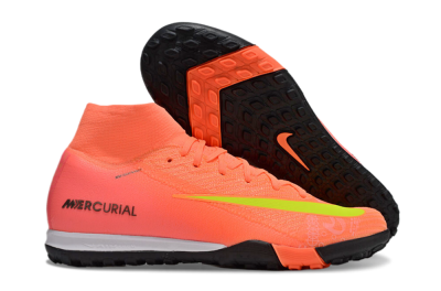 Unisex Nike Air Zoom Mercurial Superfly 10 Elite TF Artificial Turf High-Tops Football Shoes - Red/Yellow/White