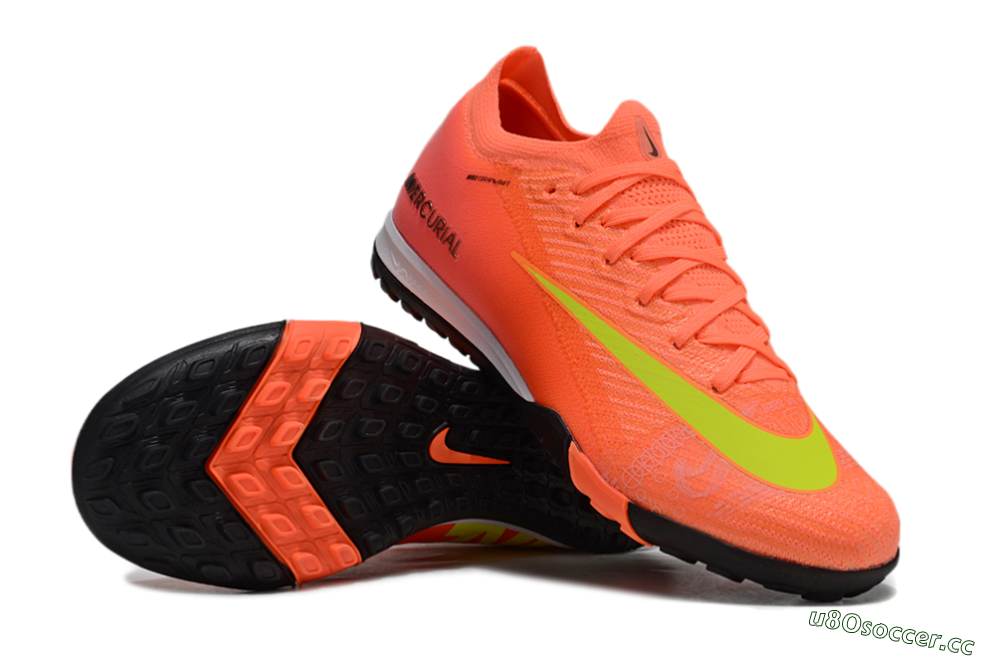 Unisex Nike Air Zoom Mercurial Vapor 16 Elite TF Artificial Turf Low-Tops Football Shoes - Red/Yellow/White 1