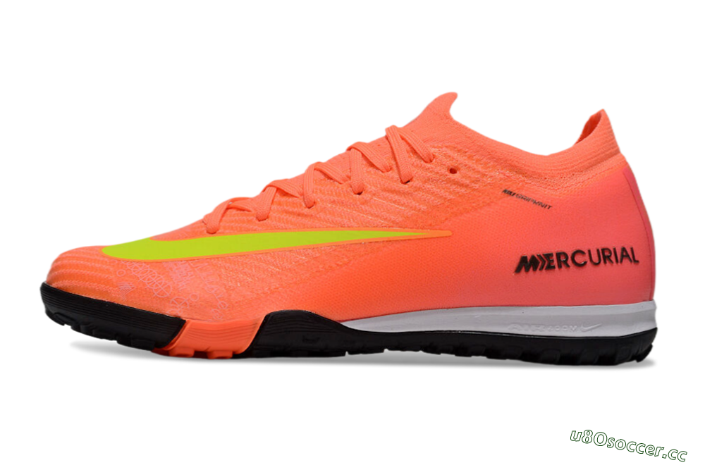 Unisex Nike Air Zoom Mercurial Vapor 16 Elite TF Artificial Turf Low-Tops Football Shoes - Red/Yellow/White 0