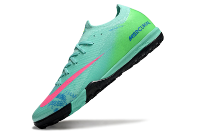 Unisex Nike Air Zoom Mercurial Vapor 16 Elite TF Artificial Turf Low-Tops Football Shoes - Jade/Pink/Blue
