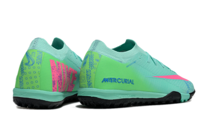 Unisex Nike Air Zoom Mercurial Vapor 16 Elite TF Artificial Turf Low-Tops Football Shoes - Jade/Pink/Blue