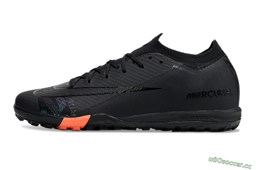 Unisex Nike Air Zoom Mercurial Vapor 16 Elite TF Artificial Turf Low-Tops Football Shoes - Black/Red 0