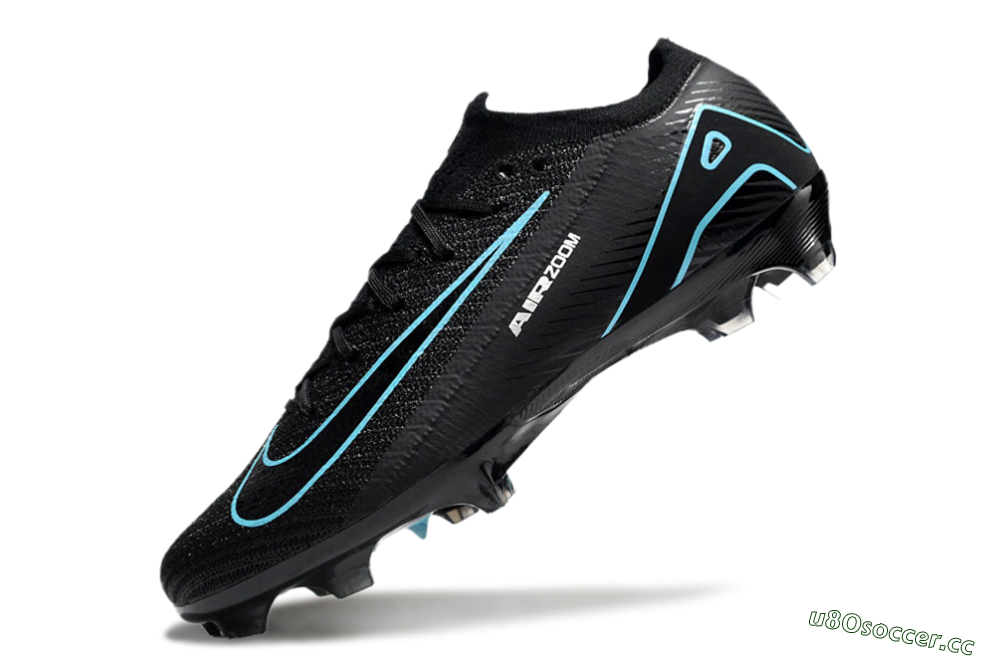 Unisex Nike Air Zoom Mercurial Vapor 16 Elite FG Firm Ground Low-Tops Football Boots - Black/Jade/White 5