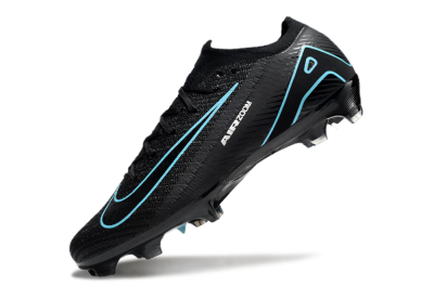 Unisex Nike Air Zoom Mercurial Vapor 16 Elite FG Firm Ground Low-Tops Football Boots - Black/Jade/White
