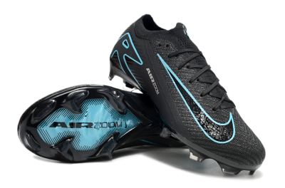 Unisex Nike Air Zoom Mercurial Vapor 16 Elite FG Firm Ground Low-Tops Football Boots - Black/Jade/White