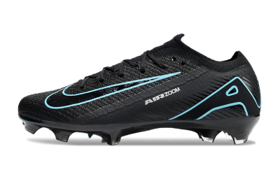 Unisex Nike Air Zoom Mercurial Vapor 16 Elite FG Firm Ground Low-Tops Football Boots - Black/Jade/White