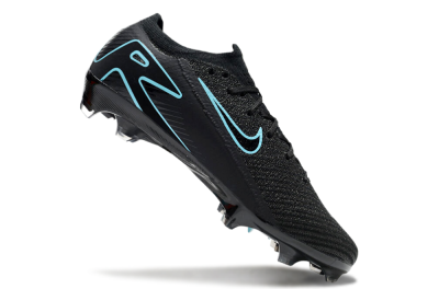 Unisex Nike Air Zoom Mercurial Vapor 16 Elite FG Firm Ground Low-Tops Football Boots - Black/Jade/White