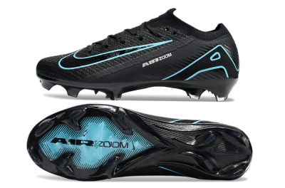Unisex Nike Air Zoom Mercurial Vapor 16 Elite FG Firm Ground Low-Tops Football Boots - Black/Jade/White
