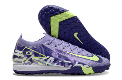 Unisex Nike Air Zoom Mercurial Vapor 16 Elite TF Artificial Turf Low-Tops Football Shoes - Purple/Yellow/White