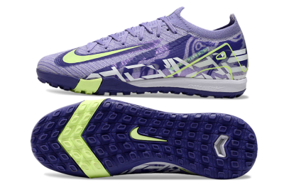 Unisex Nike Air Zoom Mercurial Vapor 16 Elite TF Artificial Turf Low-Tops Football Shoes - Purple/Yellow/White
