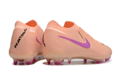 Men's Nike Phantom Luna Elite FG Firm Ground Low-Tops Football Boots - Pink/Black/Purple