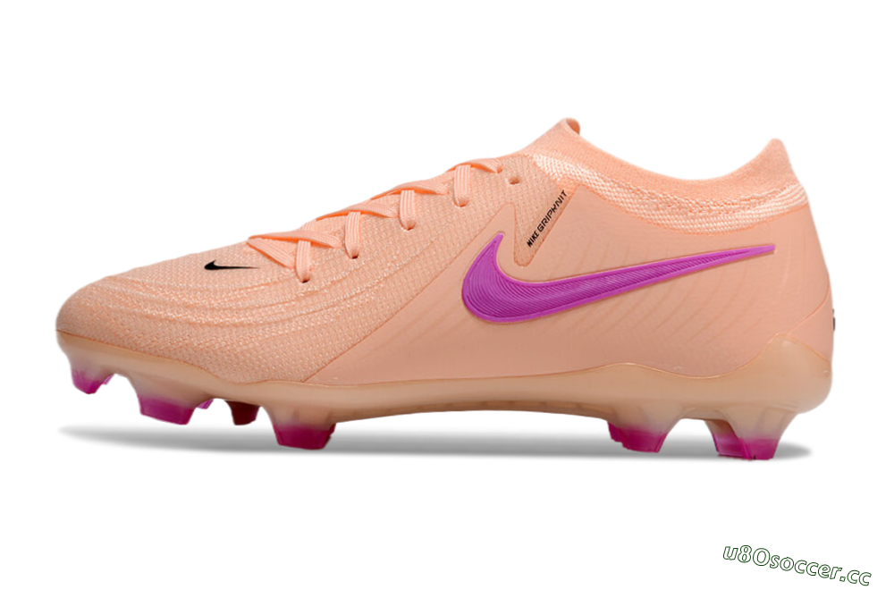 Men's Nike Phantom Luna Elite FG Firm Ground Low-Tops Football Boots - Pink/Black/Purple 0