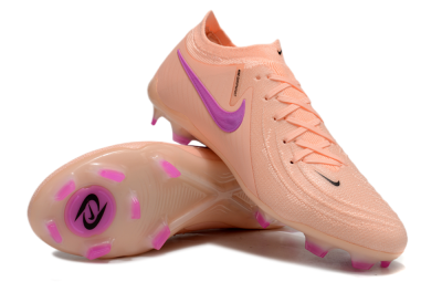 Men's Nike Phantom Luna Elite FG Firm Ground Low-Tops Football Boots - Pink/Black/Purple