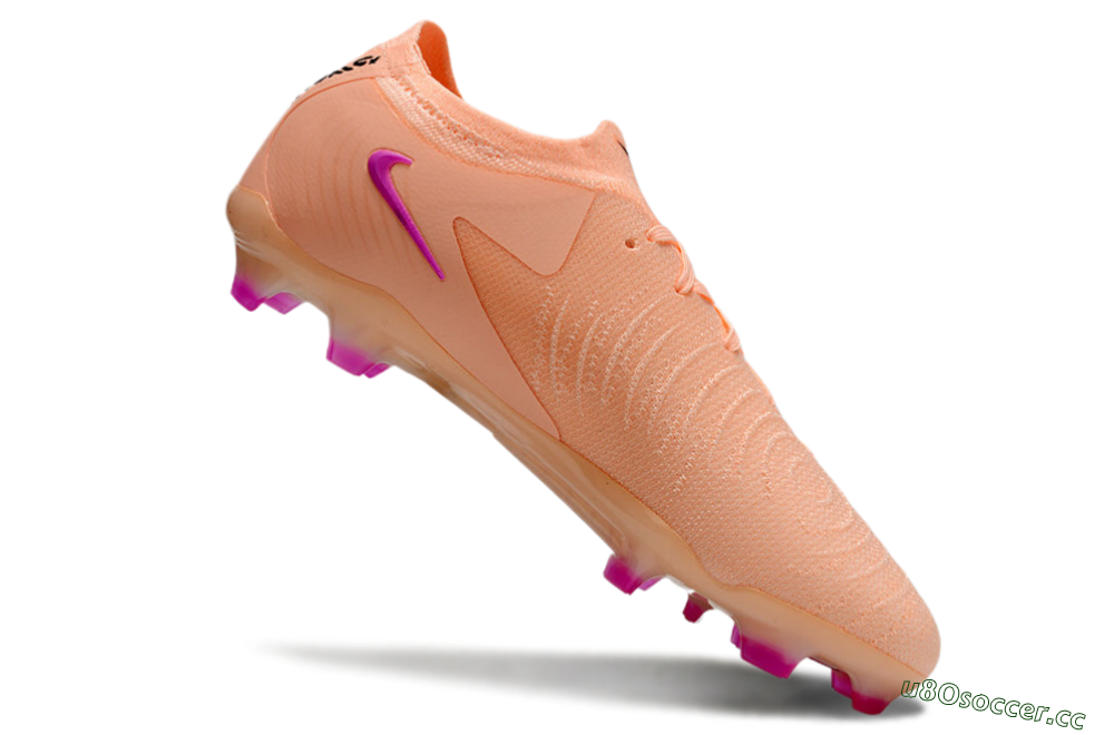 Men's Nike Phantom Luna Elite FG Firm Ground Low-Tops Football Boots - Pink/Black/Purple 4
